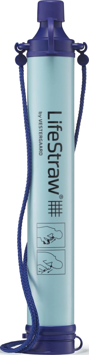 LifeStraw Personal Water Filter for Hiking, Camping, Travel, and Emergency Preparedness